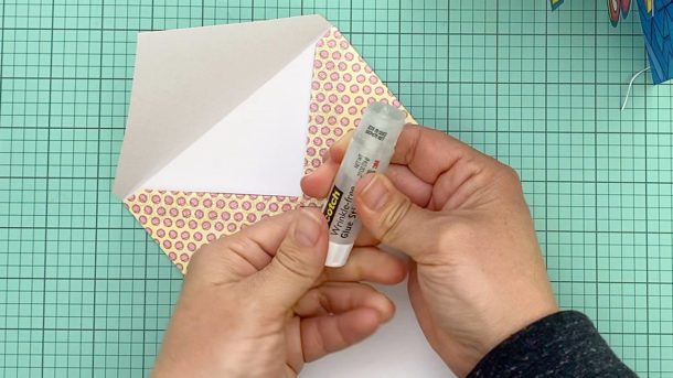 Love Letters DIY Pop-Up Card Tutorial - Fold Envelope
