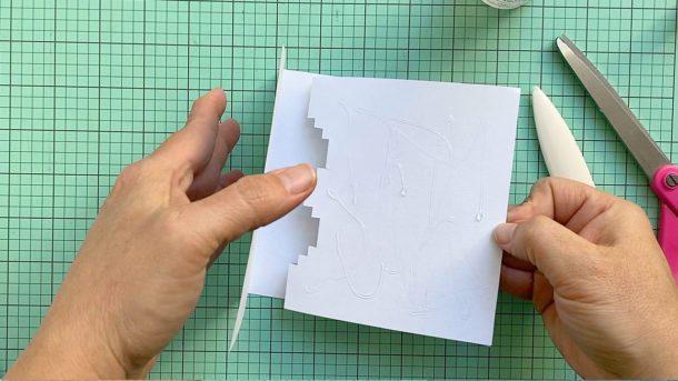 DIY Pop-UP Card Tutorial - Pixel Love Retro Video Game Card - Step Glue Cards