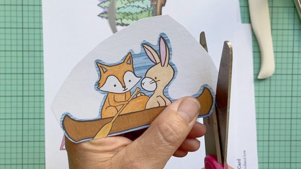 Woodland Love DIY Pop-Up Card Template & Tutorial - Cut Bits