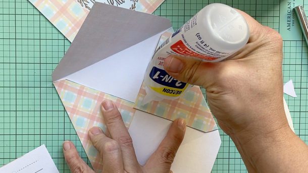 Woodland Love DIY Pop-Up Card Template & Tutorial - Glue Envelope