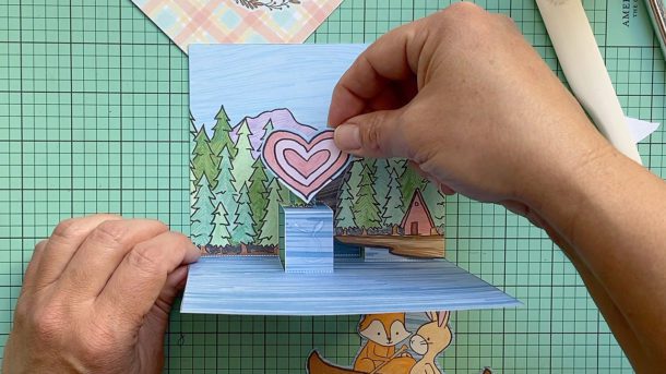 Woodland Love DIY Pop-Up Card Template & Tutorial - Glue Bits