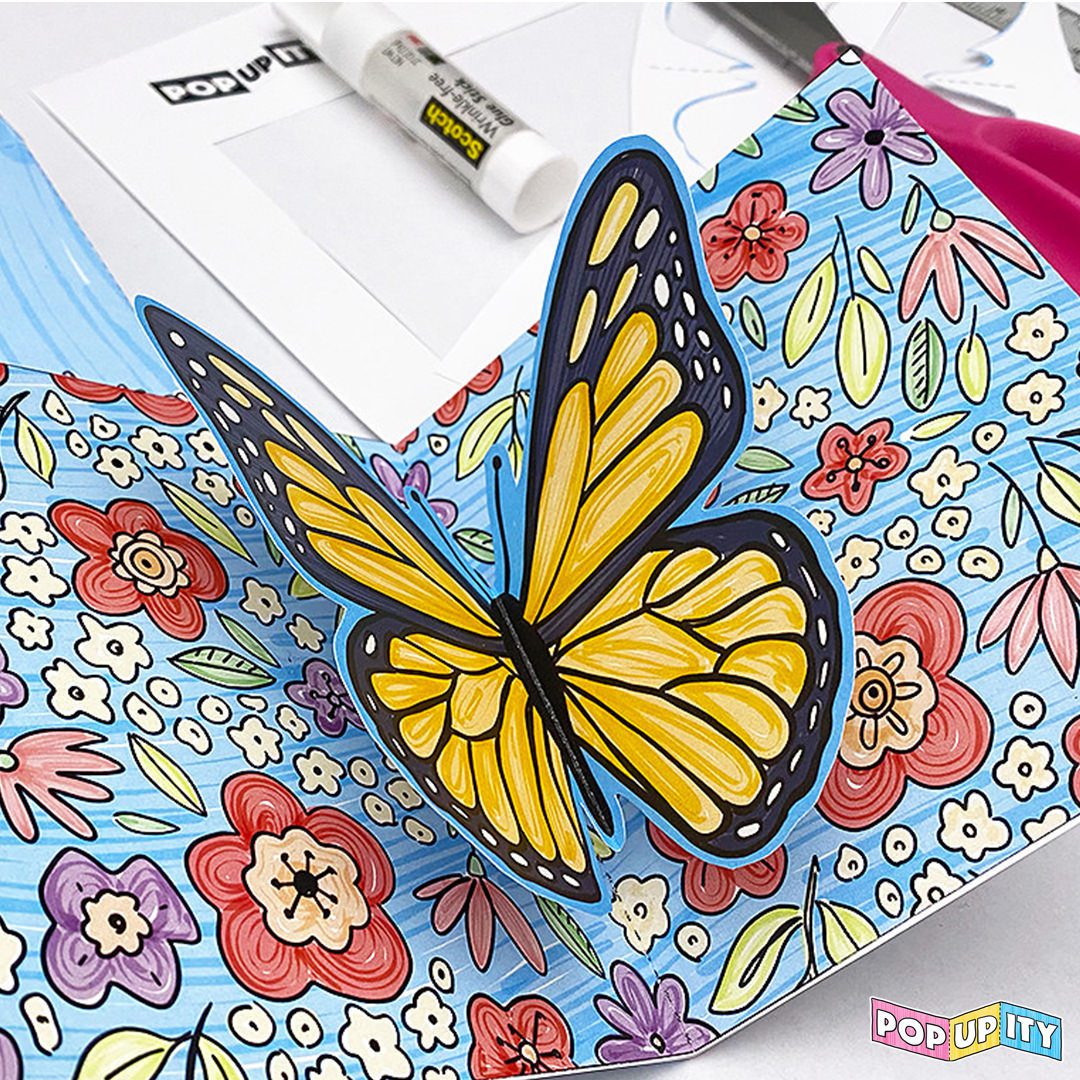 Butterfly Pop-Up Card by Popupity