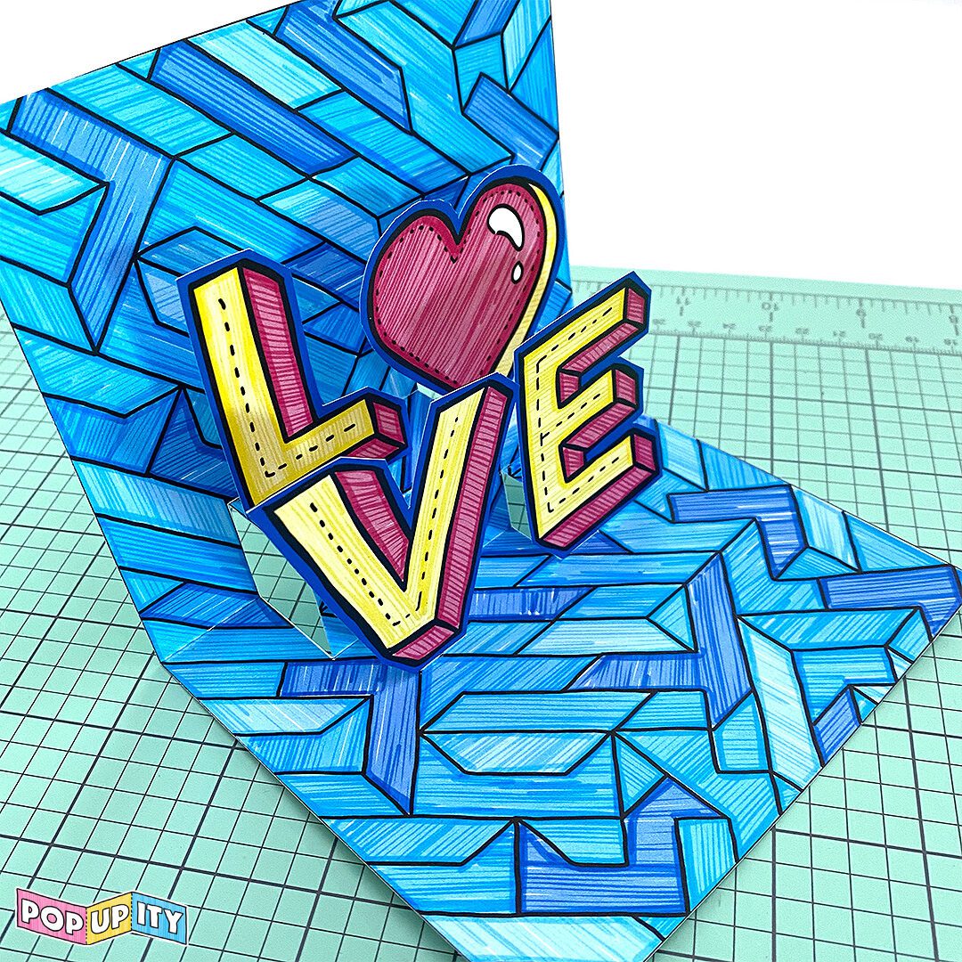 Love Letters Pop-Up Card You Can Craft at Home